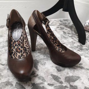 ** LAST CHANCE SALE** Jessica Simpson, Brown two tone, Wmn Sz 8.5
